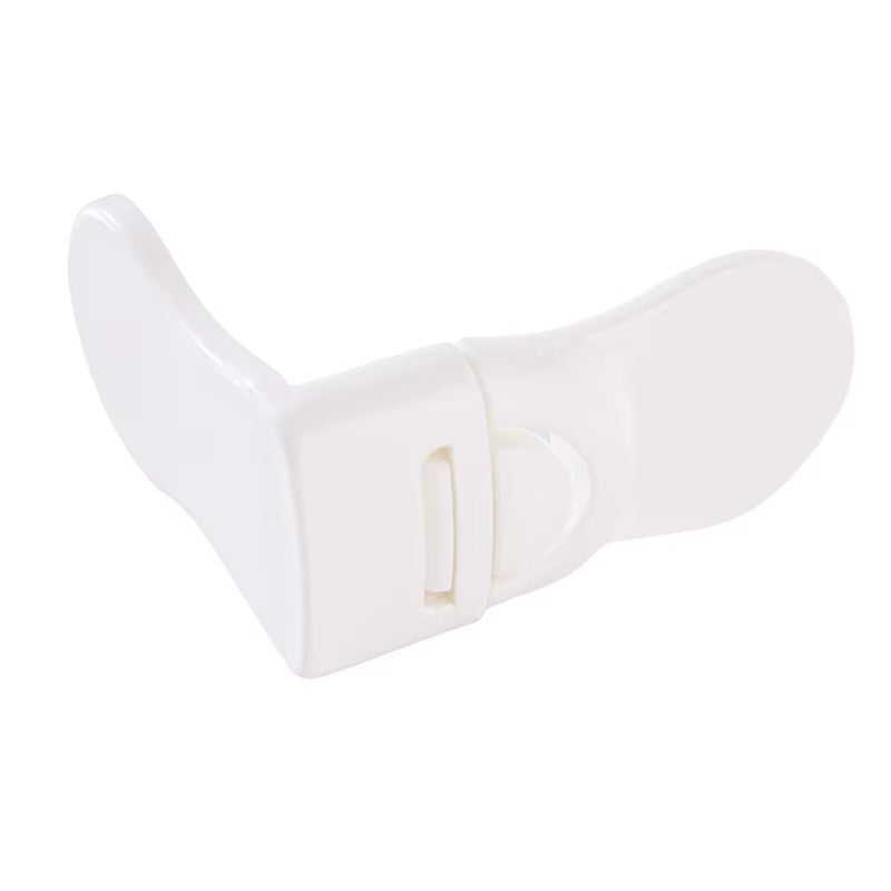 Baby Safety Drawer Lock Anti-Pinching Hand Cabinet Drawer Locks Plastic White Safety Buckle for Children Kids Protection