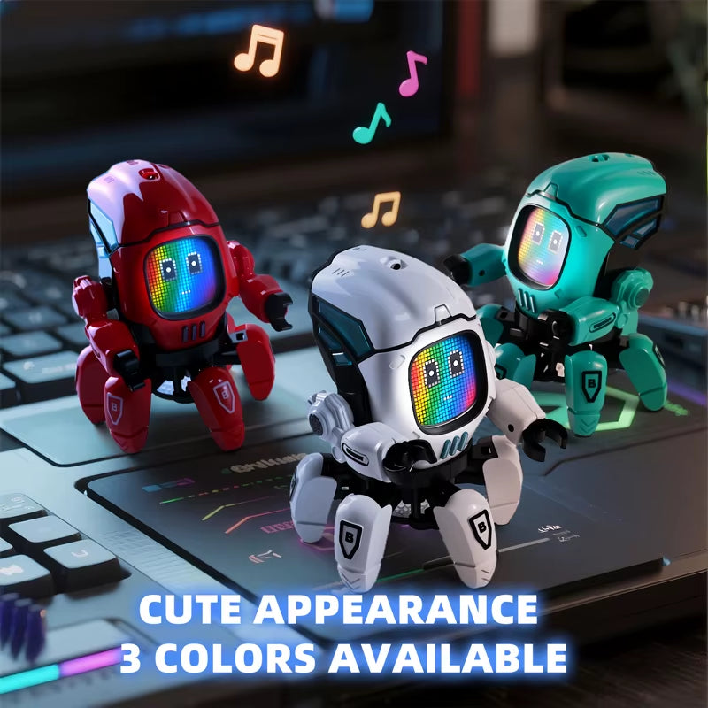 Kids Dance Robots Music LED 6 Claws Octopus Robot Birthday Gift Toys for Children Early Education Baby Toy Boys Girls
