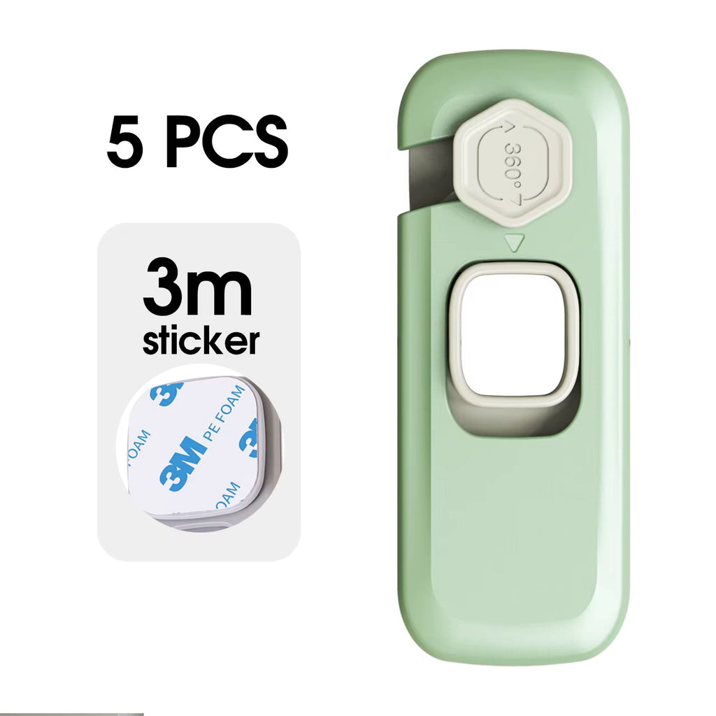 5Pcs/Lot Baby Cabinet Locks Children Security Protector Multi-Function Baby Safety Lock Refrigerator Drawer Cabinet Door Locks