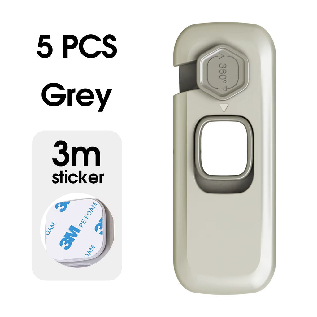 5Pcs/Lot Baby Cabinet Locks Children Security Protector Multi-Function Baby Safety Lock Refrigerator Drawer Cabinet Door Locks